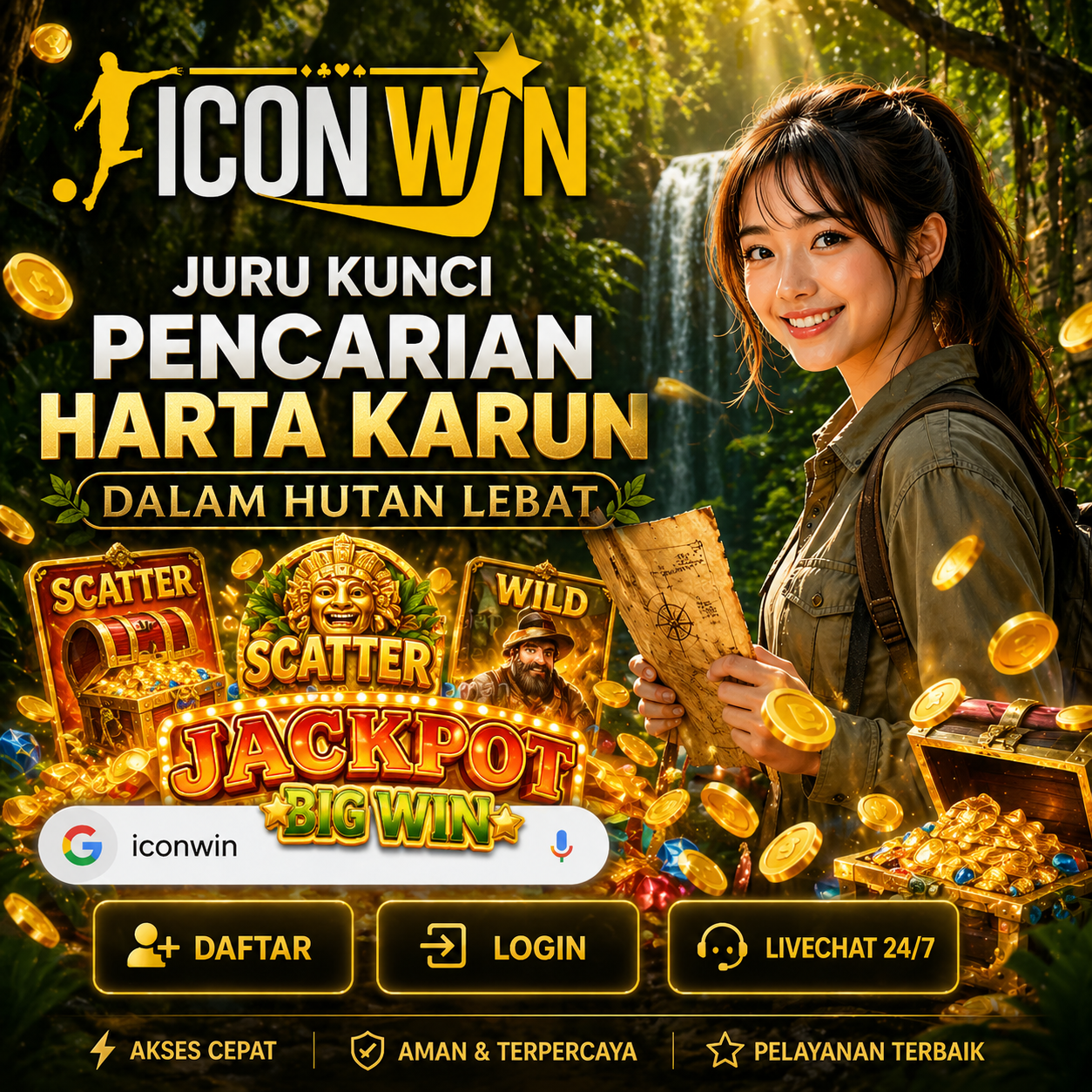 ICONWIN: Agen Slot Sedang Hoki Trending Hari ini Deposit 5k